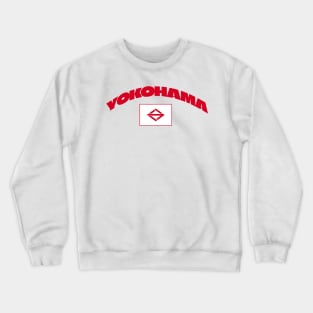 Yokohama, Japan City Flag Crewneck Sweatshirt